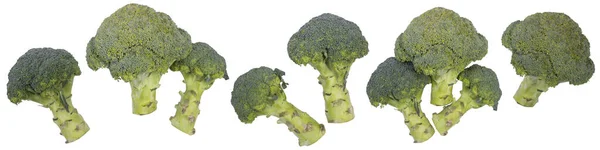Fresh Broccoli White Background Photographed Jogdíjmentes Stock Fotók