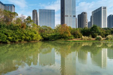 Çin 'deki Lakeside modern ofis binası