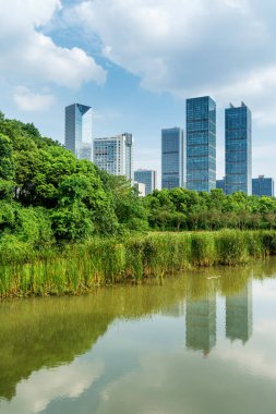 Çin 'deki Lakeside modern ofis binası