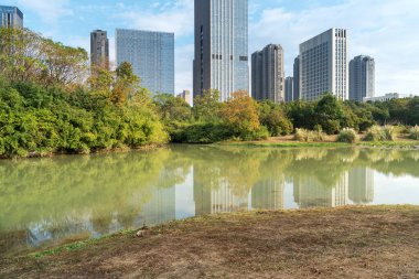 Çin 'deki Lakeside modern ofis binası