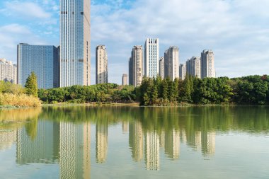 Çin 'deki Lakeside modern ofis binası