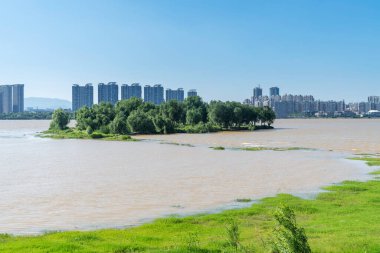 Çin nanchang 'ının panoramik resmi