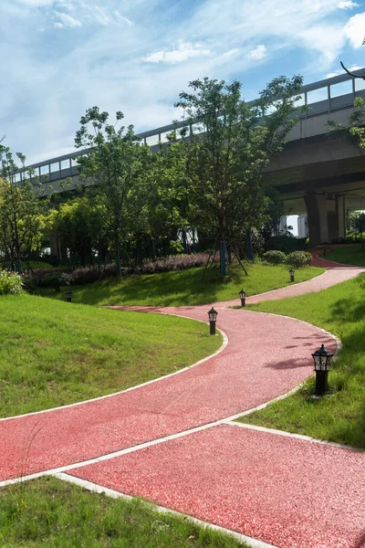 stock image walkway in the modern city