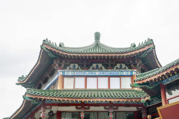 Tengwang Pavilion Nanchang Traditional Ancient Chinese Architecture Made Wood — Stock Photo, Image