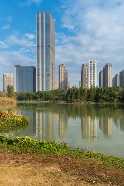 Çin 'deki Lakeside modern ofis binası