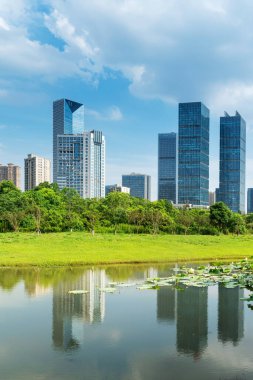 Çin 'deki Lakeside modern ofis binası