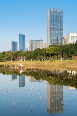 Çin 'deki Lakeside modern ofis binası