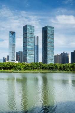 Çin 'deki Lakeside modern ofis binası