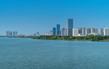 Çin 'deki Lakeside modern ofis binası