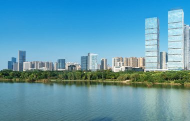 Çin 'deki Lakeside modern ofis binası