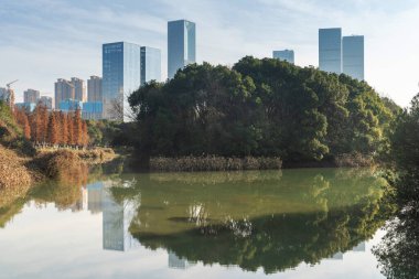 Çin 'deki Lakeside modern ofis binası