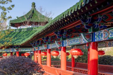 Nanjing Çin Konfüçyüs Tapınağı 'nın eski binası