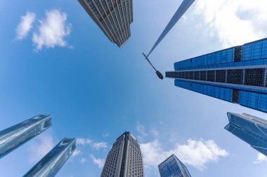 Metropolis Şanghay modern ofis binası