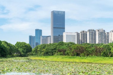 Çin 'deki Lakeside modern ofis binası