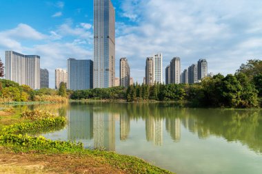 Çin 'deki Lakeside modern ofis binası
