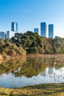 Çin 'deki Lakeside modern ofis binası
