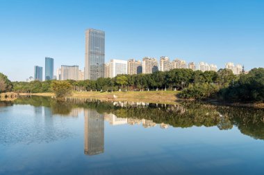 Çin 'deki Lakeside modern ofis binası