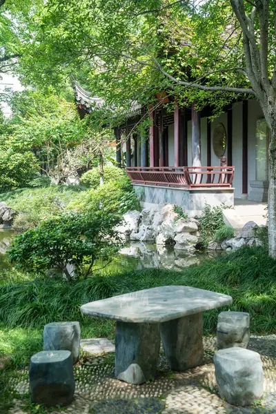 stock image A traditional garden in the Jiangnan style