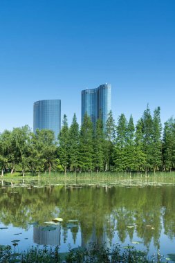 Çin 'deki Lakeside modern ofis binası