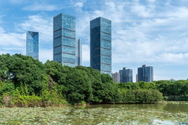 Çin 'deki Lakeside modern ofis binası