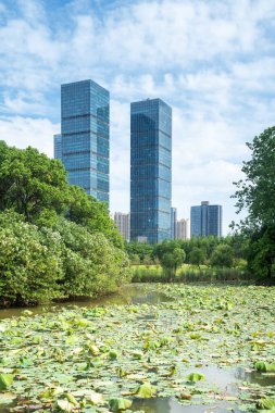 Çin 'deki Lakeside modern ofis binası