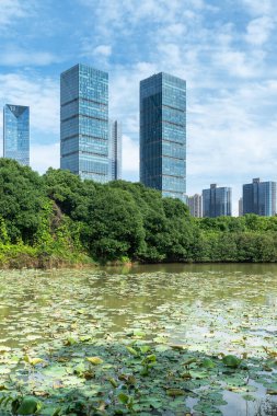 Çin 'deki Lakeside modern ofis binası