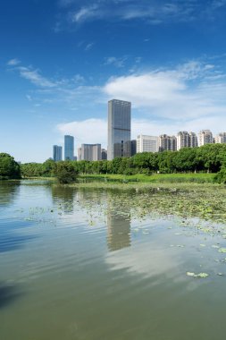 Çin 'deki Lakeside modern ofis binası