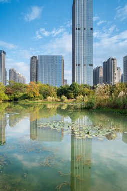 Çin 'deki Lakeside modern ofis binası