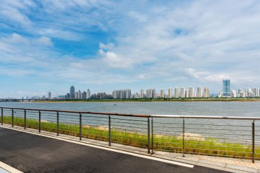 Nanchang 'ın Şehir Sahnesi Yeni Bölge, Jiangxi, Çin