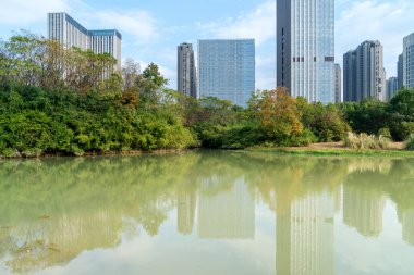 Çin 'deki Lakeside modern ofis binası