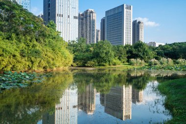 Çin 'deki Lakeside modern ofis binası