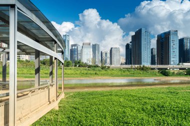 Çin 'deki Lakeside modern ofis binası