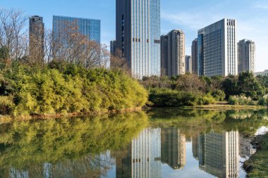 Çin 'deki Lakeside modern ofis binası