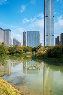 Çin 'deki Lakeside modern ofis binası