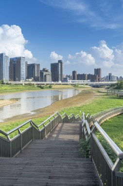 Nanchang 'ın Şehir Sahnesi Yeni Bölge, Jiangxi, Çin