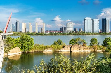 Çin 'deki Lakeside modern ofis binası