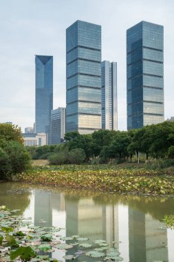 Çin 'deki Lakeside modern ofis binası