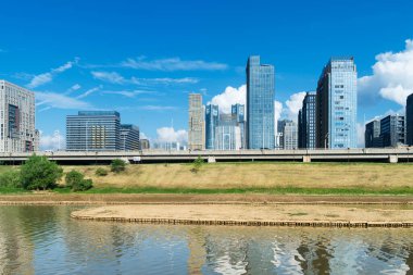 Çin 'deki Lakeside modern ofis binası