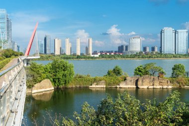 Çin 'deki Lakeside modern ofis binası