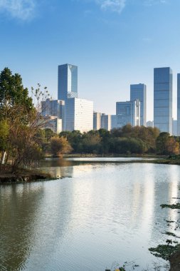 Çin 'deki Lakeside modern ofis binası