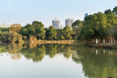 Çin 'deki Lakeside modern ofis binası