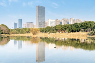 Çin 'deki Lakeside modern ofis binası