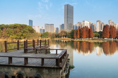 Çin 'deki Lakeside modern ofis binası