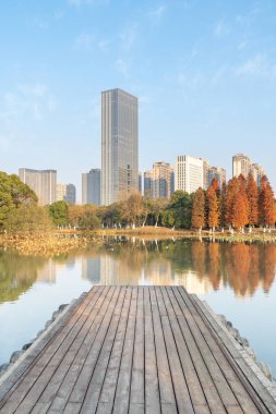 Çin 'deki Lakeside modern ofis binası