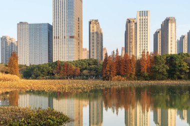 Çin 'deki Lakeside modern ofis binası