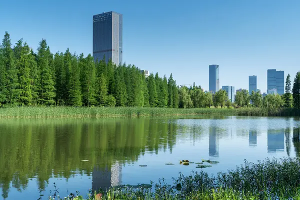 Çin 'deki Lakeside modern ofis binası