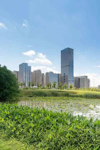 Çin 'deki Lakeside modern ofis binası