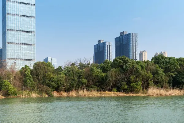 Çin 'deki Lakeside modern ofis binası