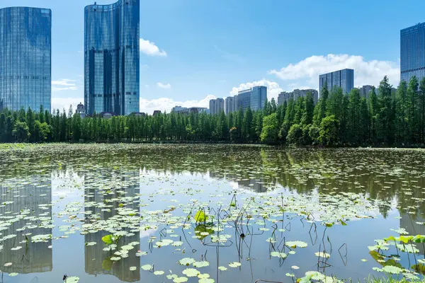 Çin 'deki Lakeside modern ofis binası