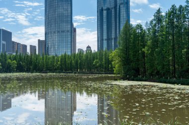 Çin 'deki Lakeside modern ofis binası